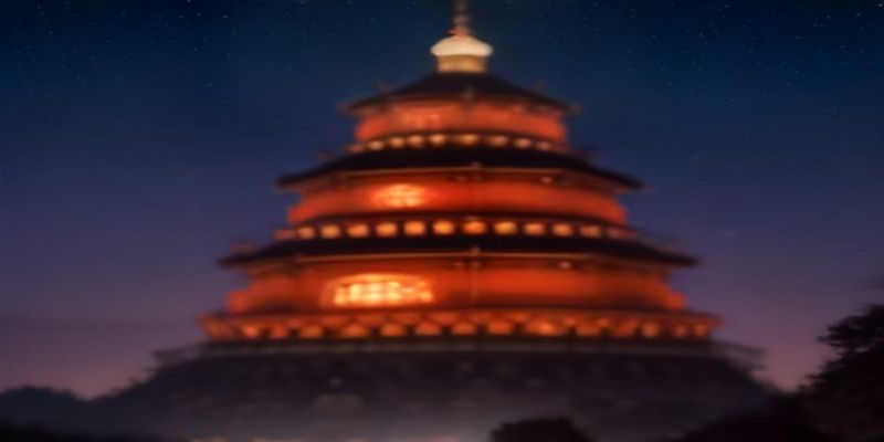 天堂影视播放界面全景，午夜蓝调影院风格，高清播放器居中展示，多线路切换按钮清晰可见